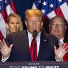 El expresidente Donald Trump, en una reciente aparición pública.