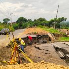 Personal vial se encuentra trabajando en la zona