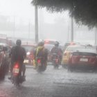 La intensa lluvia afecta el tránsito en Guayaquil