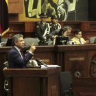 Defensa. Fausto Murillo usó casi la totalidad de sus dos horas de réplica para desmontar las acusaciones y ponerlas en perspectiva política.