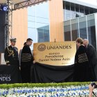 En la Uniandes, también inauguraron un edificio con el nombre del mandatario