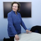 La jefa negociadora del Gobierno colombiano en los diálogos de paz con el Ejército de Liberación Nacional (ELN), Vera Grabe, en Bogotá (Colombia).