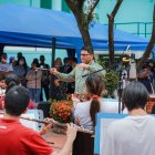 Acto. Miembros de la OSJJO se presenta en el hospital Luis Vernaza.
