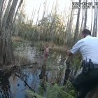 En la captura de un vídeo se muestra a uno de sus agentes llamando a una niña autista, de 5 años, al ser hallada en un pantano cerca de Tampa
