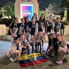 Una de las delegaciones de Ático Danza tras la competencia.