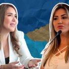 Fabiola Gallardo (izquierda) y Mayra Salazar (derecha) trabajaron juntas en la Corte Provincial del Guayas. Una como presidenta y la segunda como comunicadora.