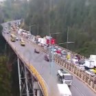 La entidad municipal recomendó a los usuarios tomar vías alternas