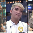 Los tres finalistas de MasterChef Celebrity Ecuador.