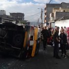 El tránsito en el lugar se cerró para atender la emergencia.