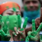 Archivo. Celebración de elecciones de India