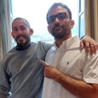 Chito Vera junto al entrenador brasileño Fernando Di Piero, quien fue su primera guía en las artes marciales.