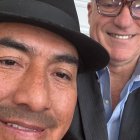 Leonidas Iza visitó a Steven Donzinger, abogado del caso Chevron.