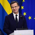 Foto de archivo del primer ministro sueco, Ulf Kristersson.