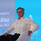 El ministro de Economía y Finanzas, Juan Carlos Vega, en las Reuniones Anuales del Banco Interamericano de Desarrollo.