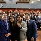 Figura. El presidente Daniel Noboa en un encuentro con la comunidad ecuatoriana en New Jersey.