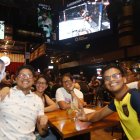 El ambiente previo a la pelea del ecuatoriano.