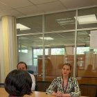 La ministra de Ambiente y Transición Ecológica, Sade Fritschi, en una reunión de su agenda.