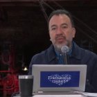 Pabel Muñoz durante en informe semanal Frecuencia Quiteña este 11 de marzo de 2024.