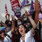 Archivo. Protesta mujeres en Estambul.