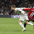 Elvolante croata Luka Modric llegó a los 350 juegos con el Real Madrid.