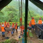 Minería.- El campamento de la mina Curipamba ubicada en la Sierra del Ecuador.