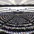 Vista general de una sesión plenaria en hemiciclo del Parlamento Europeo