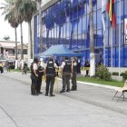 Una balacera se registró en los exteriores del edificio de CNEL en La Garzota, la mañana de este miércoles 13 de marzo.