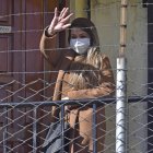 Fotografía de archivo fechada el 15 de junio de 2022 de la expresidenta interina de Bolivia Jeanine Áñez en la cárcel de Mujeres de Miraflores, en La Paz (Bolivia).