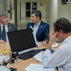 El presidente de la CIG, Francisco Jarrín, y el presidente de la CCG, Miguel Ángel González.