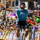 onathan con la licra de su nuevo equipo este 2024, el continental Petrolike Forte, de México.