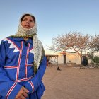 La rapera y activista indígena Zara Monrroy, en la ciudad de Hermosillo, en Sonora