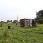 El accidente dejó 8 personas heridas.