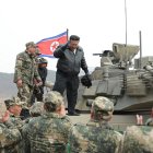El líder de Corea del Norte, Kim Jong Un, durante un ejercicio militar el pasado 13 de marzo de 2024.