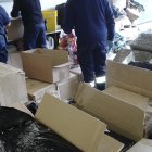 Fotografía facilitada por el servicio francés de Aduanas de un operativo ejecutado en años recientes.