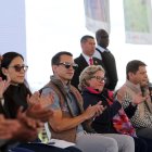 El presidente Daniel Noboa llegó hasta Cotopaxi para participar de la entrega de 400 títulos de propiedad.
