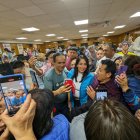 La presidenta del movimiento político Revolución Ciudadana.