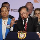 El presidente de Colombia, Gustavo Petro, en una de sus actividades públicas recientes.
