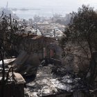 El fuego arrasó cientos de casa en la región de Valparaíso.