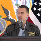 Desde Cotopaxi, el presidente Daniel Noboa también habló de la presencia de narcoterrorismo en las instituciones públicas.