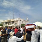 Funcionarios municipales y simpatizantes de la alcaldesa García acudieron a la capilla ardiente.