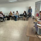 Explicación. Representantes de Fiets, activistas y funcionarios asistieron a la socialización del proyecto en la Judicatura de Cotopaxi.