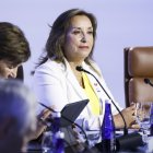 La presidenta de Perú Dina Boluarte, en una de sus recientes actividades públicas.