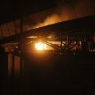 Desde horas de la tarde del 27 de marzo, se divisaba el humo de los incendios al interior del CPL