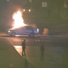 Se reportaron incendios de vehículos