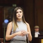 Valentina Centeno es asambleísta del oficialismo y coordinadora del bloque de gobierno en la Asamblea Nacional.