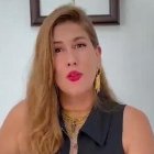 Defensa. La presidenta del Parlamento Andino en el último de los videos que publicó para desvincularse de Mayra Salazar.