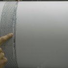 Fotografía de archivo que muestra el registro de un movimiento sísmico.