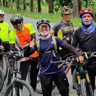 Un grupo del colectivo urbano Ciclistas de la Calle llegó hasta la provincia de Los Ríos.