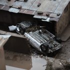 20 familias afectadas y 20 casas con daños dejó el aluvión en La Gasca, en Quito.