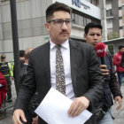 Geovan Crespo, abogado de Ronny Aleaga, aseguró que se realizaron pruebas periciales a las supuestas conversaciones entre el exasambleísta y la fiscal, Diana Salazar.